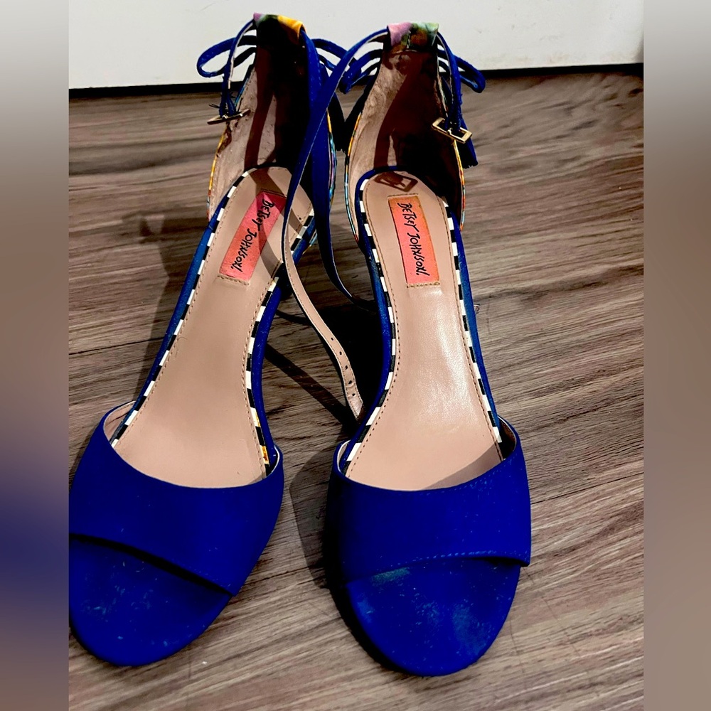 Betsey Johnson Royal Blue Heels